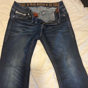 Rock Revival Women's Dark Blue Skinny Jeans